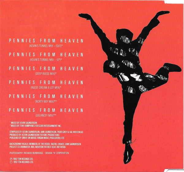 Inner City : Pennies From Heaven (CD, Single)