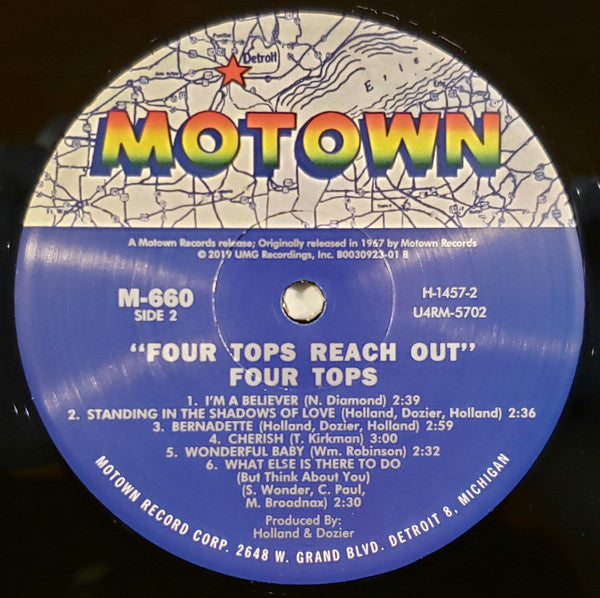 Four Tops : Four Tops Reach Out (LP, Album, Mono, Ltd, RE, RM, 180)