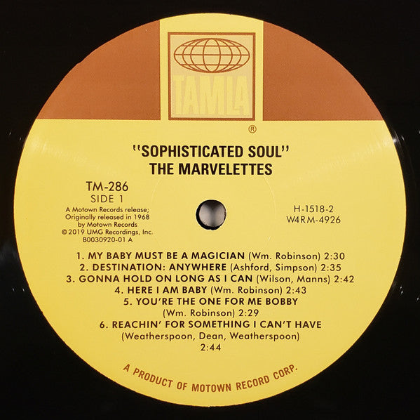 The Marvelettes : Sophisticated Soul (LP, Album, Mono, Ltd, RE, RM, 180)
