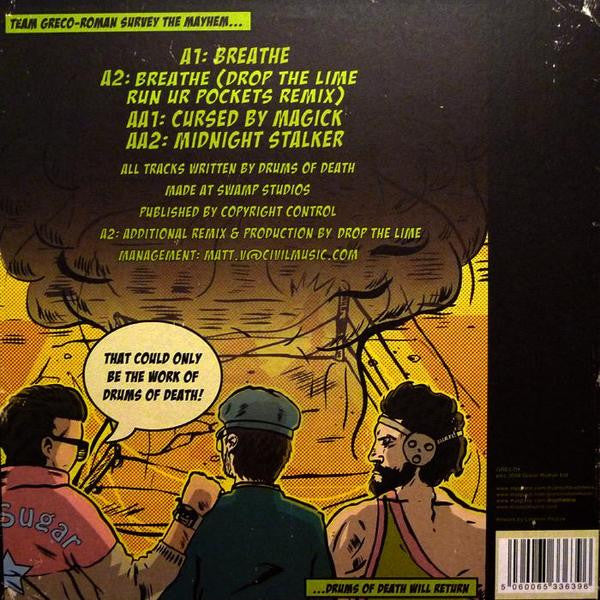 Drums Of Death : Drums Of Death Steps Into The Ring EP (12", EP)