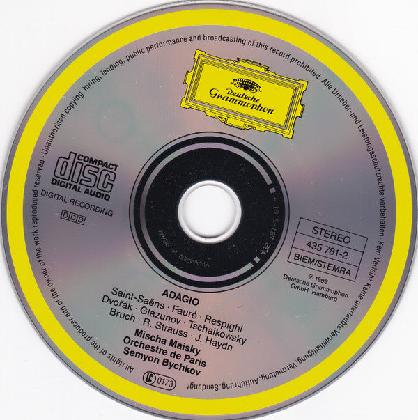 Mischa Maisky - Orchestre De Paris, Semyon Bychkov : Adagio (CD, Album)