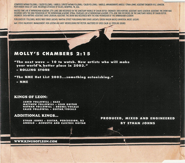 Kings Of Leon : Molly's Chambers (CD, Single, Promo)