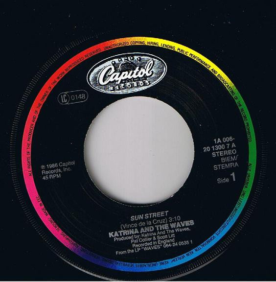 Katrina And The Waves : Sun Street (7", Single)