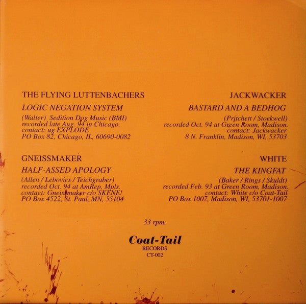 Various : Hunter's Safety - Midwest Noise Compilation Volume One (7", Comp)