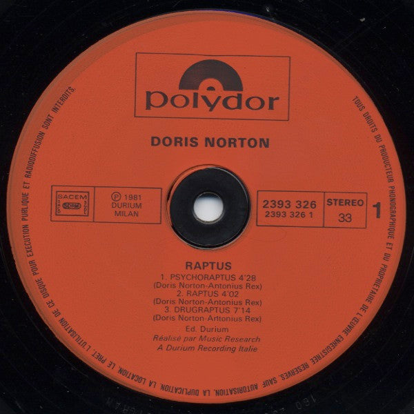 Doris Norton : Raptus (LP, Album)