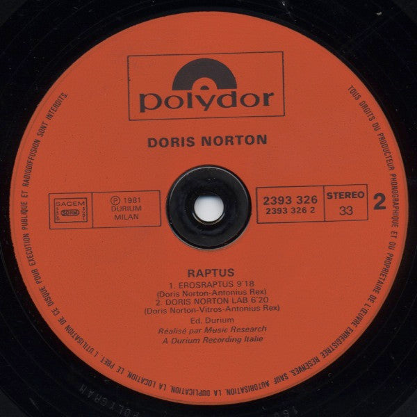 Doris Norton : Raptus (LP, Album)