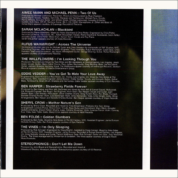 Various : I Am Sam (CD, Album, Copy Prot.)