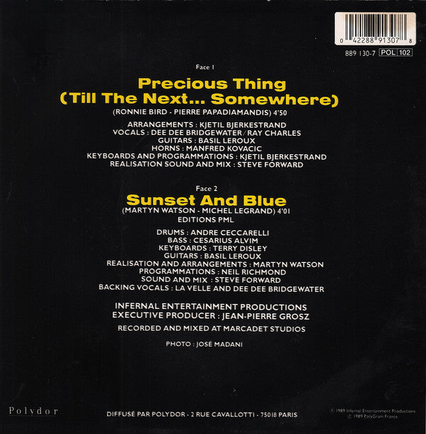 Ray Charles & Dee Dee Bridgewater : Precious Thing (7", Single)