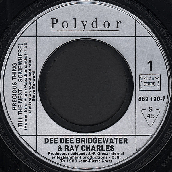 Ray Charles & Dee Dee Bridgewater : Precious Thing (7", Single)