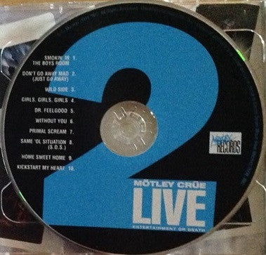 Mötley Crüe : Live: Entertainment Or Death (2xCD, Album, RE)
