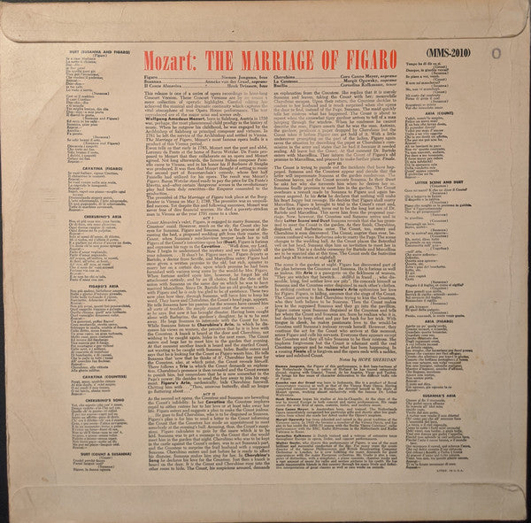 Wolfgang Amadeus Mozart, Walter Goehr / Nederlands Philharmonisch Orkest : The Marriage Of Figaro (LP)