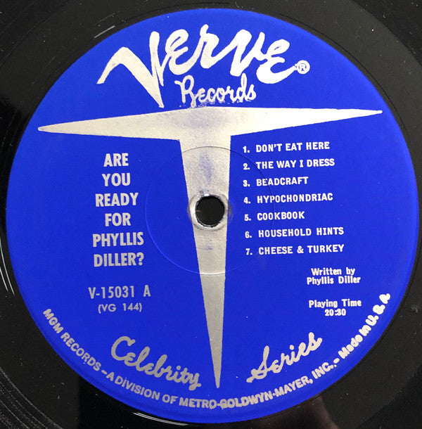 Phyllis Diller : Are You Ready For Phyllis Diller? (LP, Album, Mono, MGM)