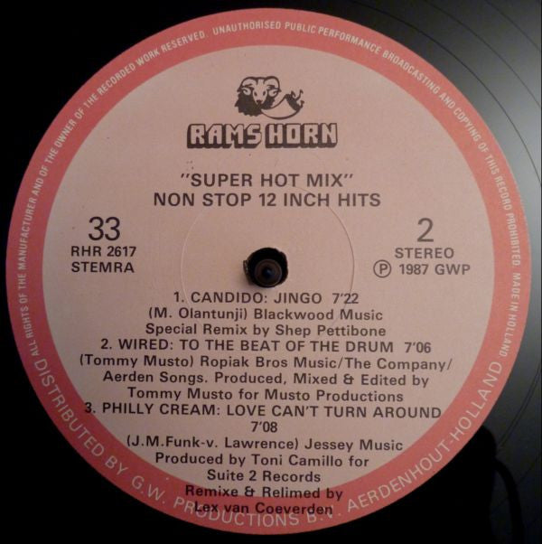 Various : Super Hot Mix (2xLP, Mixed)