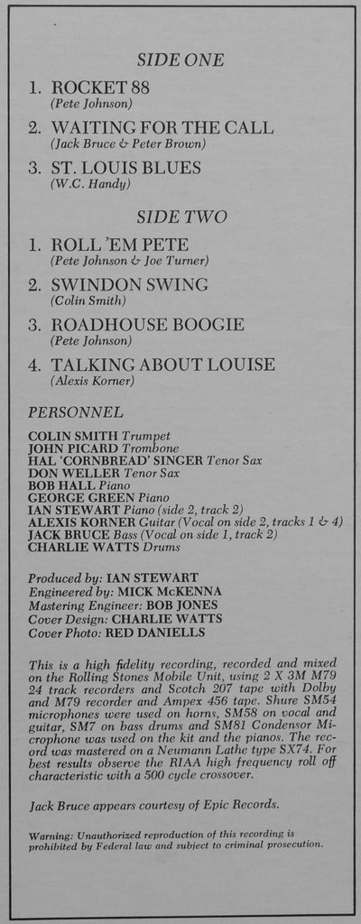 Rocket 88 : Rocket 88 (LP, Album, Spe)