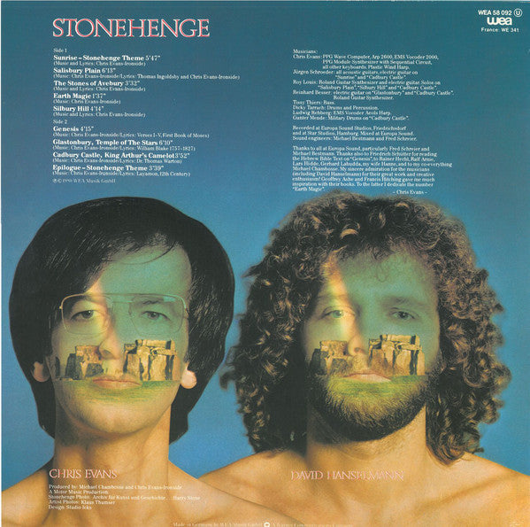 Chris Evans* And David Hanselmann : Stonehenge (LP, Album)