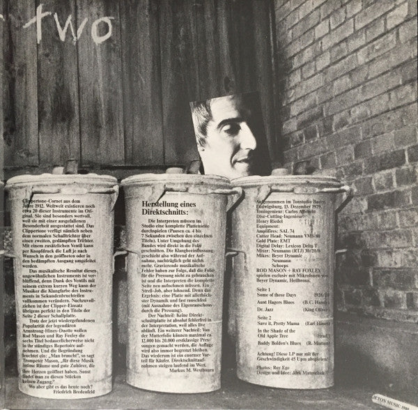 Rod Mason · Ray Foxley : Six For Two (12", Ltd, Dir)