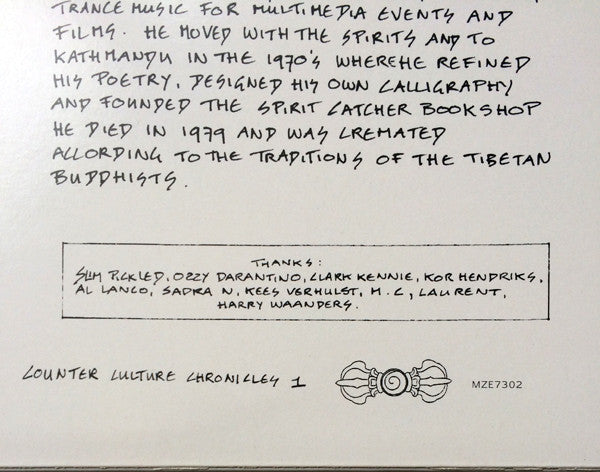 Angus MacLise : Angus MacLise (LP, Comp, RE, Unofficial)