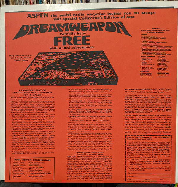 Angus MacLise : Angus MacLise (LP, Comp, RE, Unofficial)