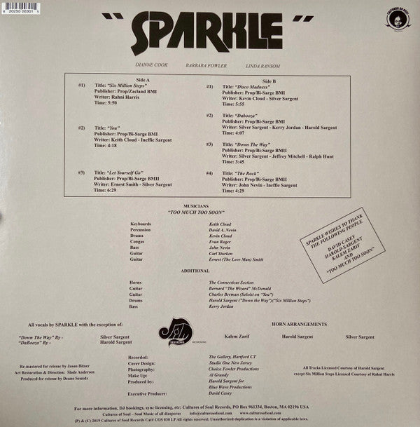 Sparkle (13) : Sparkle (LP, Album, RE, RM, Gat)