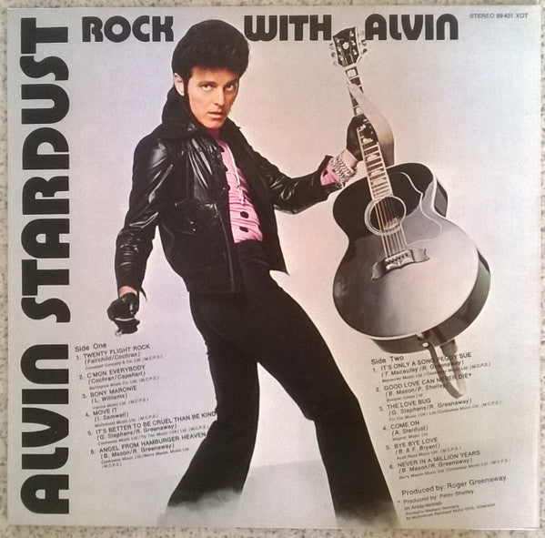 Alvin Stardust : Rock With Alvin (LP, Album, Gat)