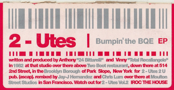 2-Utes* : Bumpin' The BQE EP (12", EP)
