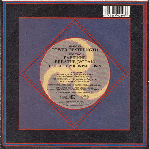 The Mission : Tower Of Strength (7", EP, Pap)