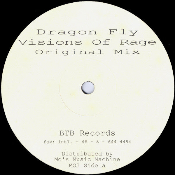 Dragon Fly : Visions Of Rage (12")