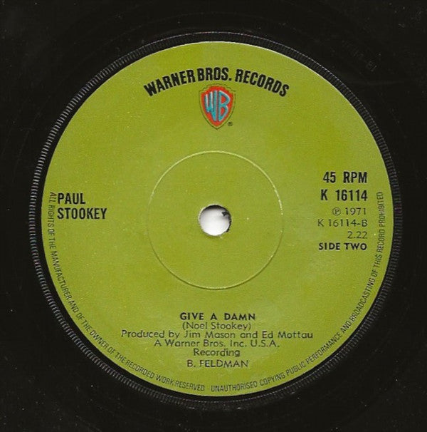 Paul Stookey* : Wedding Song (There Is Love) / Give A Damn (7", Single)