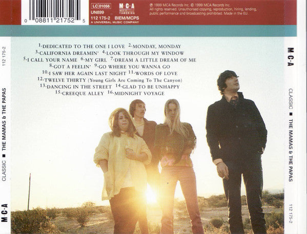 The Mamas & The Papas : Classic The Mamas & The Papas (CD, Comp, RE, RM)