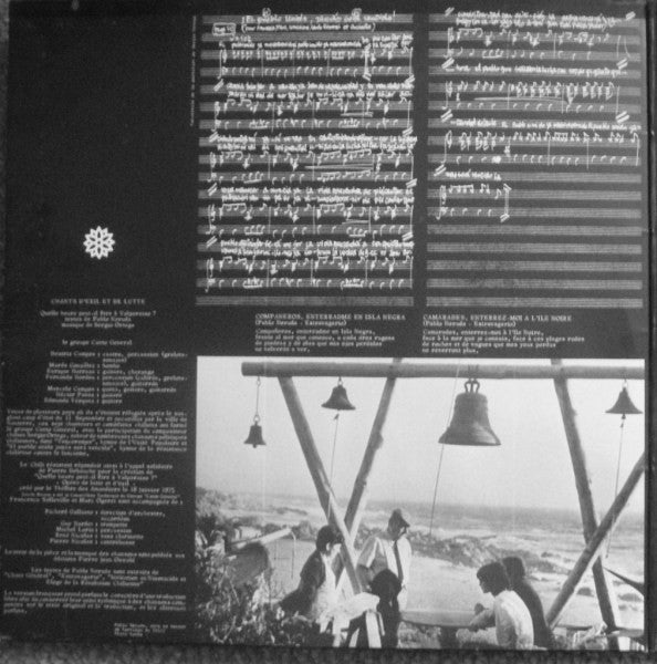 Francesca Solleville / Marc Ogeret / Canto General, Sergio Ortega : Chants D'Exil Et De Lutte (LP, Album, Gat)