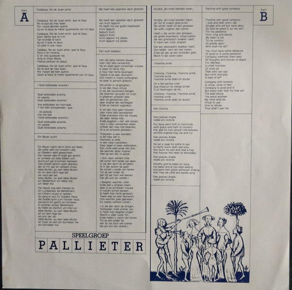 Speelgroep Pallieter : Speelgroep Pallieter (LP, Album)