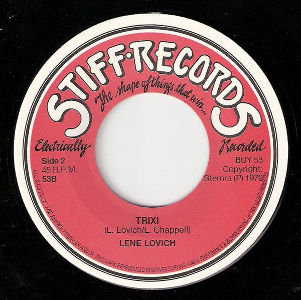 Lene Lovich : Bird Song (7", Single)