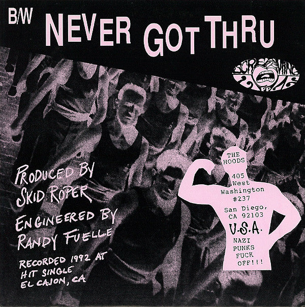 The Hoods : We Are Your Fear (7", Single)