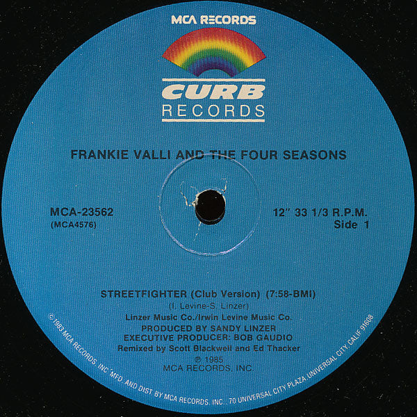 Frankie Valli And The Four Seasons* : Streetfighter (12")