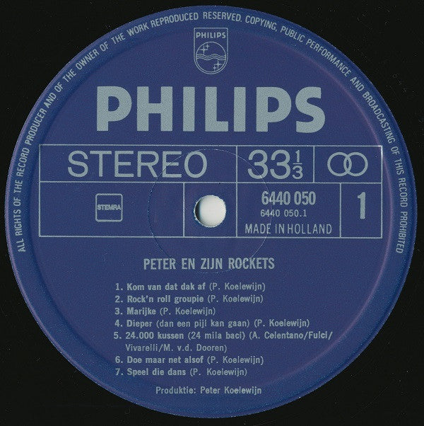 Peter Koelewijn & Zijn Rockets : De Beste Van Peter En Zijn Rockets (LP, Comp)