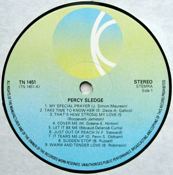 Percy Sledge : When A Man Loves... (LP, Comp)