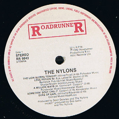 The Nylons : The Nylons (LP, Album)