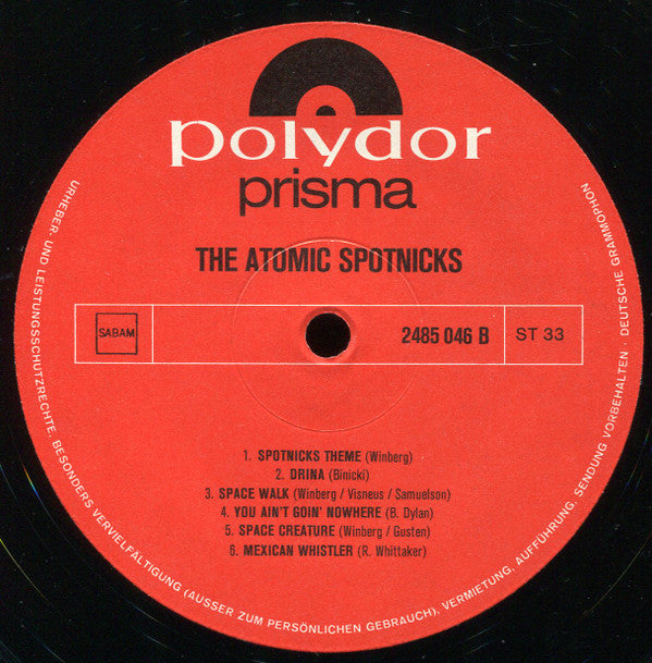 The Spotnicks : The Atomic Spotnicks (LP, Comp)