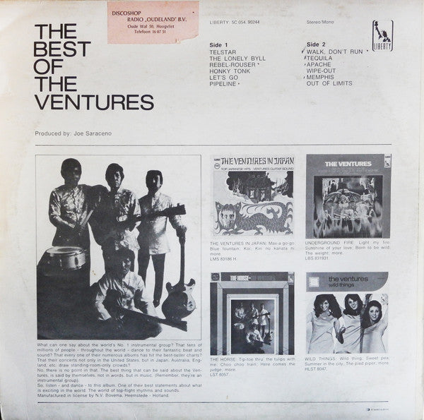The Ventures : The Best Of The Ventures (LP, Comp, RP)