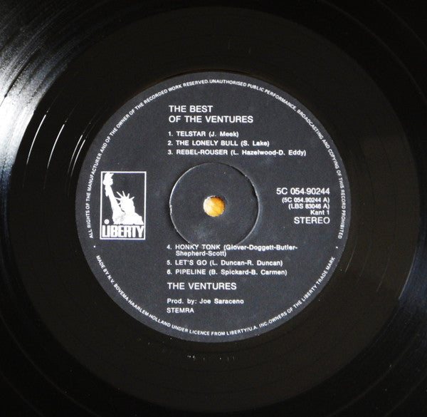 The Ventures : The Best Of The Ventures (LP, Comp, RP)