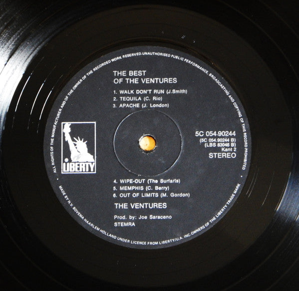 The Ventures : The Best Of The Ventures (LP, Comp, RP)