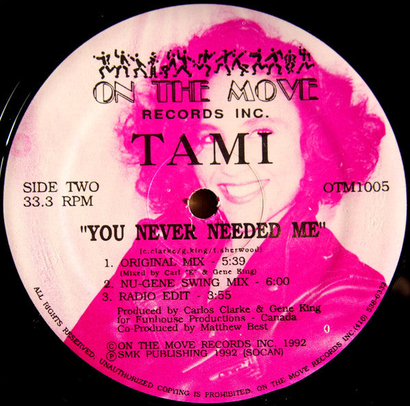 Tami* : I've Got Love For You (12")