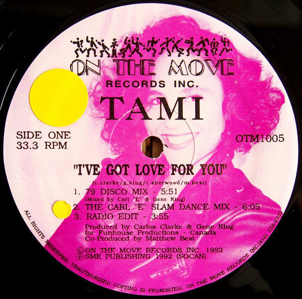 Tami Sherwood : You Never Needed Me (12")