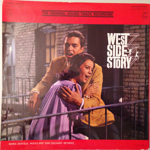 Leonard Bernstein : West Side Story (The Original Sound Track Recording) (LP, Album, Mono, Gat)