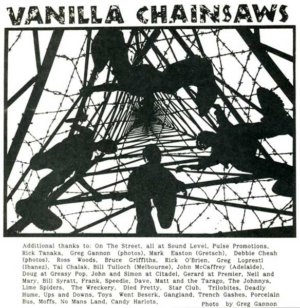 Vanilla Chainsaws : T.S. (Was It Really Me) (7", Single)