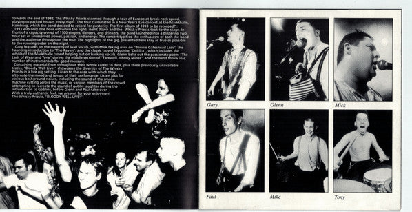 The Whisky Priests : Bloody Well Live! (CD, Album)