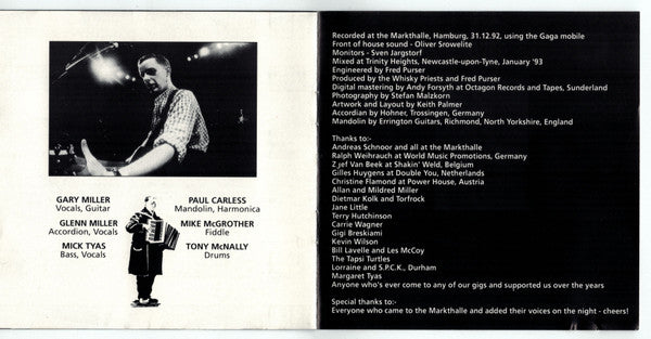 The Whisky Priests : Bloody Well Live! (CD, Album)