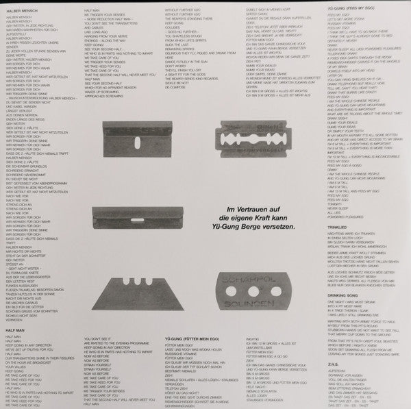 Einstürzende Neubauten : 1/2 Mensch (LP, Album, RE, RP)