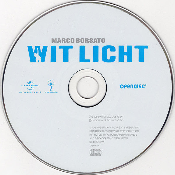 Marco Borsato : Wit Licht (CD, Album, Enh)