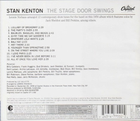 Stan Kenton : The Stage Door Swings (CD, RE)